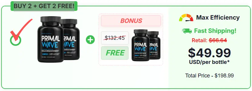 Primal Wave supplement two bottle